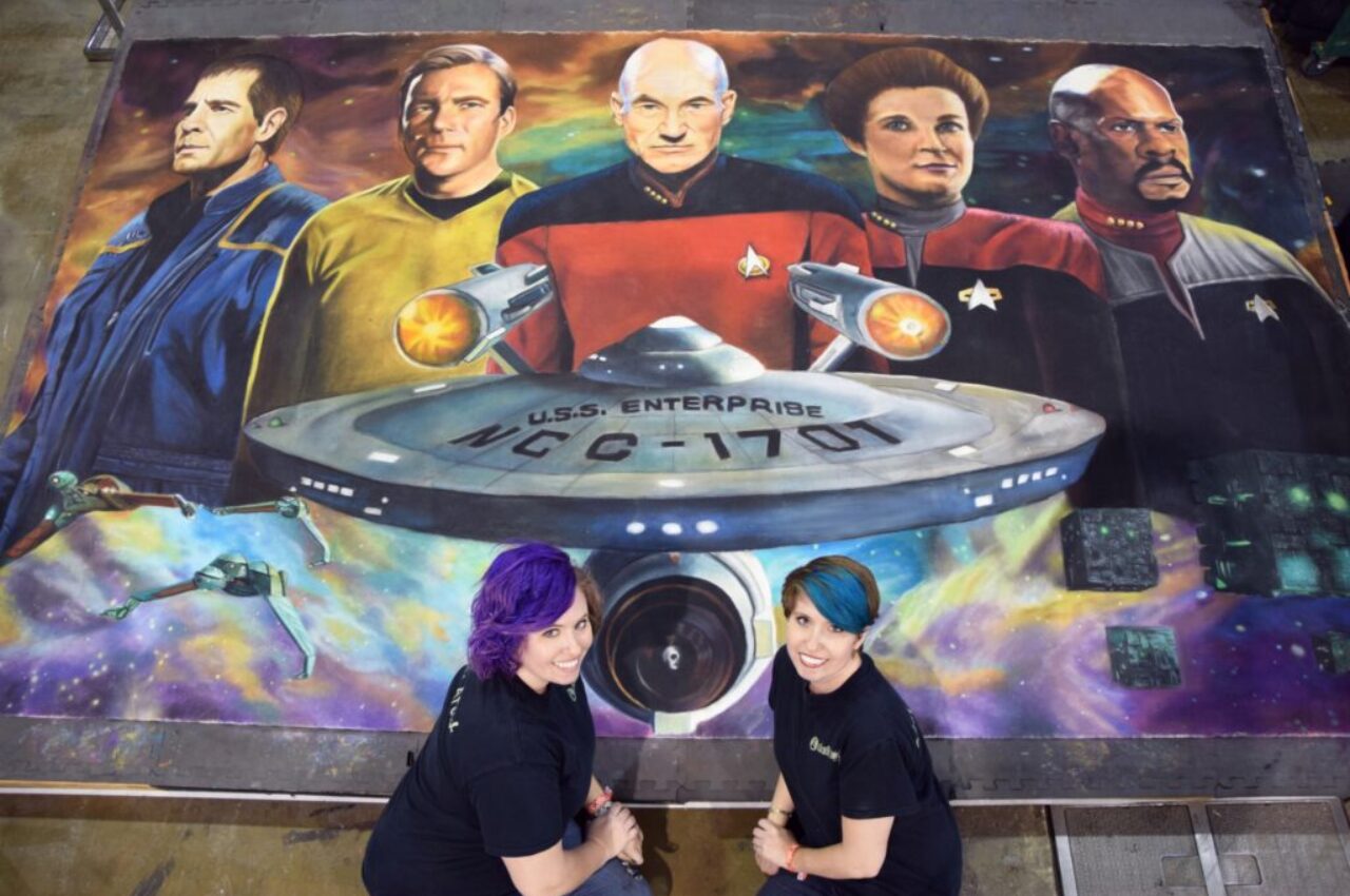 Star Trek Captains w Artists