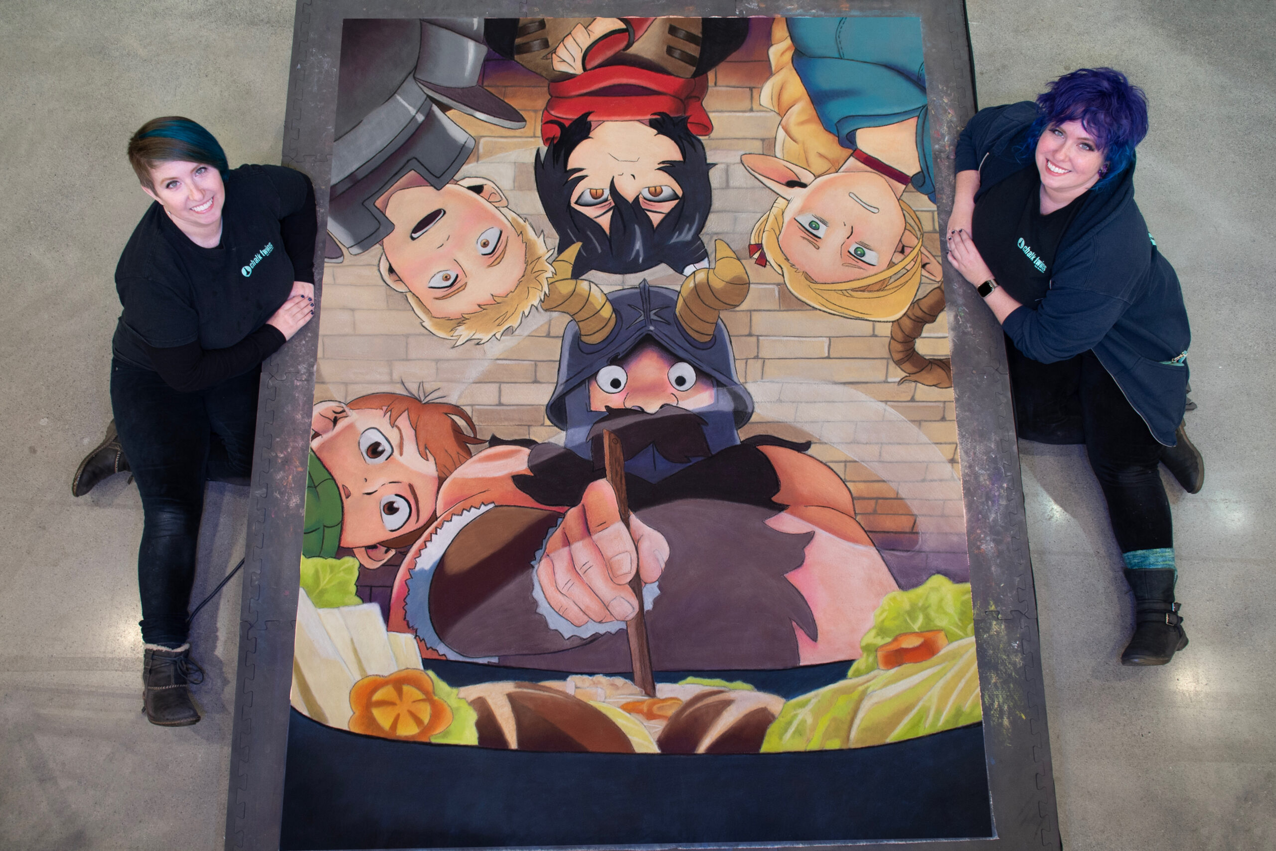 Dungeon Meshi Dinnertime - Chalk Twins